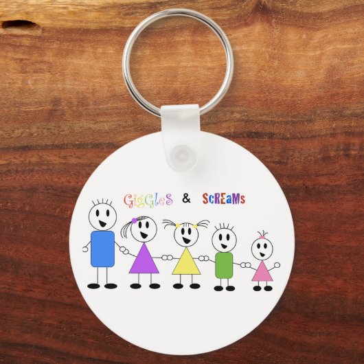 Schlüsselanhänger für Giggles & Screams (Vorderseite)