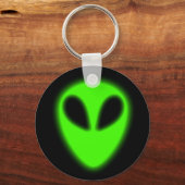 Schlüsselanhänger für grüne Alien (Vorderseite)