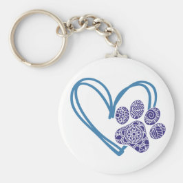 Schlüsselanhänger für Herz und Papier