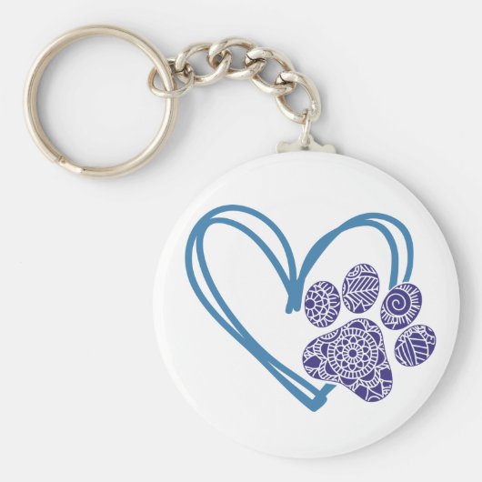 Schlüsselanhänger für Herz und Papier (Vorne)