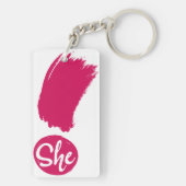 Schlüsselanhänger für ihre Ausrufung (Rückseite)