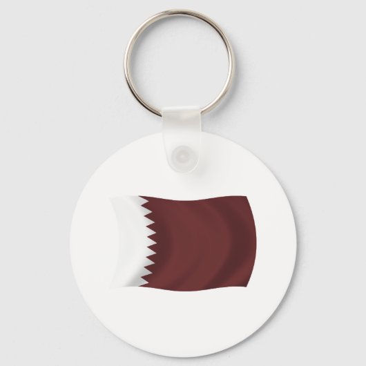 Schlüsselanhänger für Katar-Flag (Vorderseite)