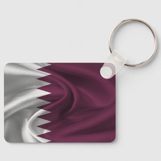 Schlüsselanhänger für Katar-Flag (Vorderseite)