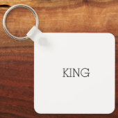 Schlüsselanhänger für King Text: (Vorderseite)