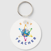 Schlüsselanhänger für Lehrer bleibe (Rückseite)