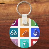 Schlüsselanhänger für Medizinische Icons (Vorderseite)