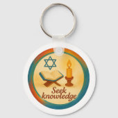 Schlüsselanhänger für Metallzirkel - beidseitig be (Vorderseite)