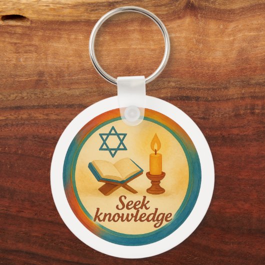 Schlüsselanhänger für Metallzirkel - beidseitig be (Vorderseite)