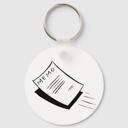 Schlüsselanhänger für Notizen in Memo (Vorderseite)