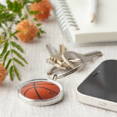 Schlüsselanhänger für personalisierte Basketballin (Seite)