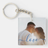 Schlüsselanhänger für personalisierte Foto- und Te (Vorderseite)