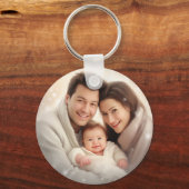 Schlüsselanhänger für personalisierte Foto- und Te (Rückseite)