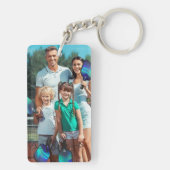 Schlüsselanhänger für personalisierte Foto- und Te (Rückseite)