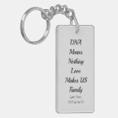 Schlüsselanhänger für personalisierte Stufen und f (Vorderseite links)