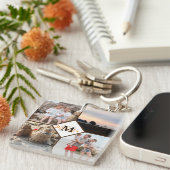 Schlüsselanhänger für personalisiertes Foto (Vorderseite rechts)