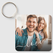 Schlüsselanhänger für personalisiertes Foto und Te (Vorderseite)