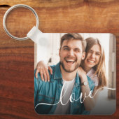 Schlüsselanhänger für personalisiertes Foto und Te (Vorderseite)