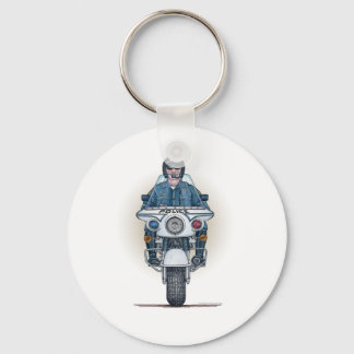 Schlüsselanhänger für Polizeikrafträder