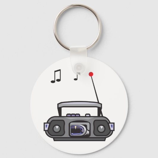 Schlüsselanhänger für Radiowiedergabe (Rückseite)