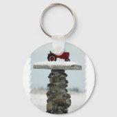 Schlüsselanhänger für rote Traktortaste (Vorderseite)