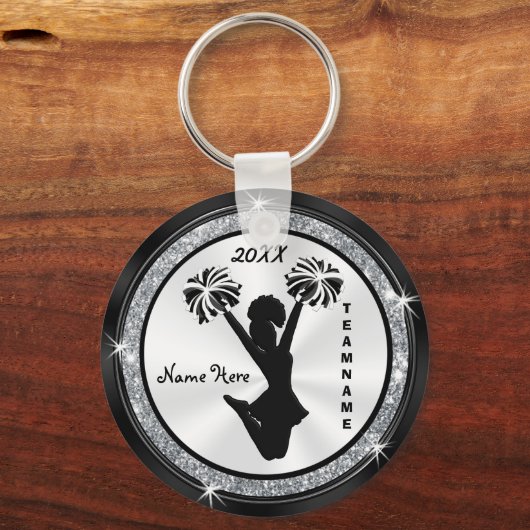 Schlüsselanhänger für Schwarz, Weiß und Silber (Vorderseite)