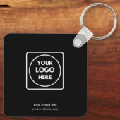 Schlüsselanhänger für Schwarze Logos | Kundenspezi (Rückseite)