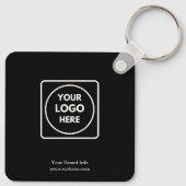 Schlüsselanhänger für Schwarze Logos | Kundenspezi (Rückseite)