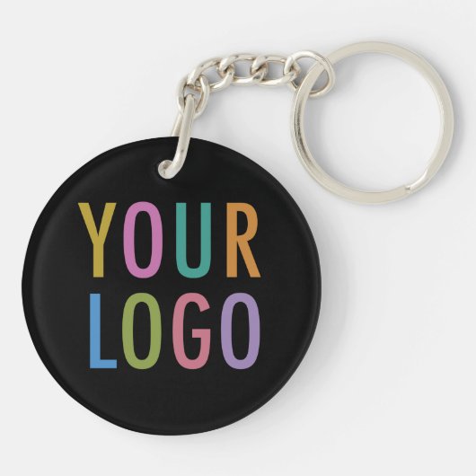 Schlüsselanhänger für schwarzen QR-Code - Akryllis (Rückseite)