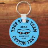 Schlüsselanhänger für Schwimmer nach Maß (Vorderseite)