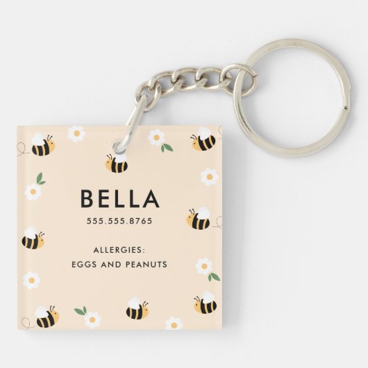 Schlüsselanhänger für Sicherheitsinfo-Sicherheitsi (Rückseite)