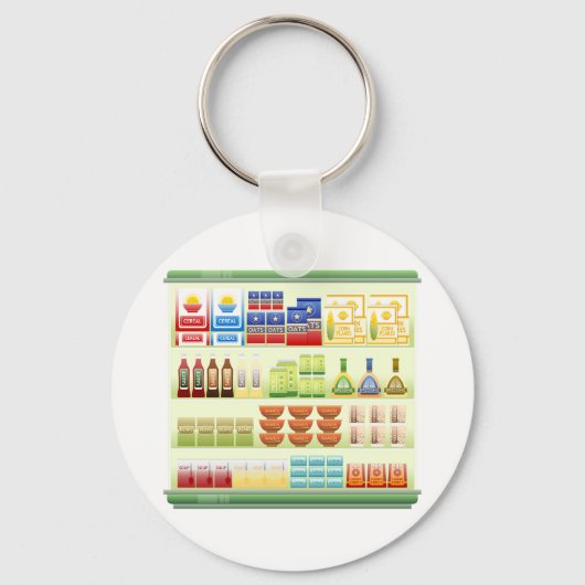 Schlüsselanhänger für Supermarkt-Waren (Vorderseite)