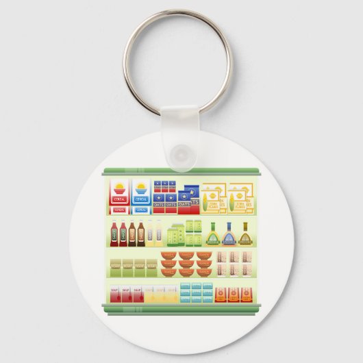 Schlüsselanhänger für Supermarkt-Waren (Rückseite)