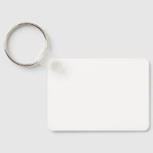 Schlüsselanhänger für Textsymbole aus Aluminium (Rückseite)