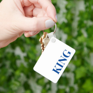 Schlüsselanhänger für Textsymbole aus Aluminium