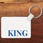 Schlüsselanhänger für Textsymbole aus Aluminium (Vorderseite)