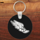 Schlüsselanhänger für Track-Logos schwarz (Vorderseite)