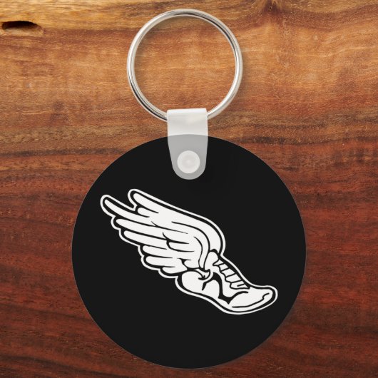 Schlüsselanhänger für Track-Logos schwarz (Vorderseite)