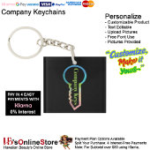 Schlüsselanhänger für Unternehmen - anpassbare Vor