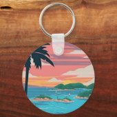 Schlüsselanhänger für Vintage Florida Keys (Vorderseite)