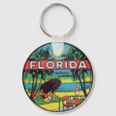 Schlüsselanhänger für Vintage Florida Keys (Vorderseite)
