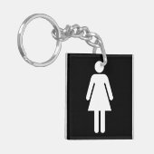 Schlüsselanhänger für weibliche Symbole (Vorderseite links)