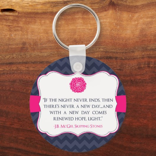 Schlüsselanhänger für Zickzack Ausweichsteine mit (Vorderseite)