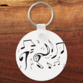 Schlüsselanhänger für zwei Musical Notes (Vorderseite)