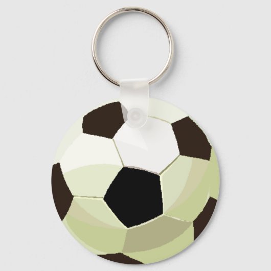 Schlüsselanhänger - Fußballball (Vorderseite)