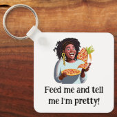 Schlüsselanhänger - Füttre mir und sag mir, ich bi (Vorderseite)