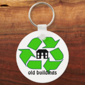 SCHLÜSSELANHÄNGER - GERECYCELT GEBÄUDE (Vorderseite)