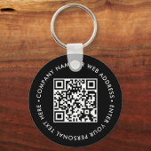 Schlüsselanhänger Geschäft Promo QR Code Maßgeschn (Vorderseite)