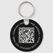 Schlüsselanhänger Geschäft Promo QR Code Maßgeschn (Rückseite)