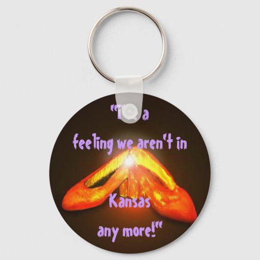 SCHLÜSSELANHÄNGER Geschenk Ruby Slippers Oz Ich ha (Vorderseite)