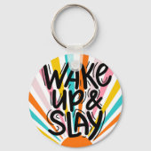 Schlüsselanhänger geweckt und aufgelegt (Rückseite)